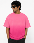 Sunfade Boxy Tee — Pink