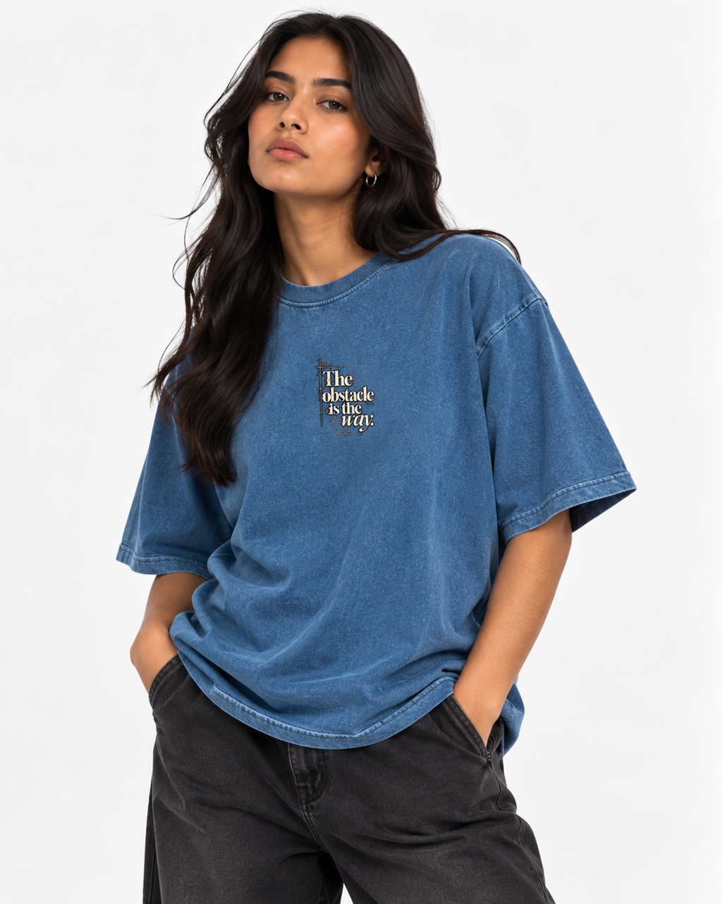 THE AURELIUS DENIM TEE