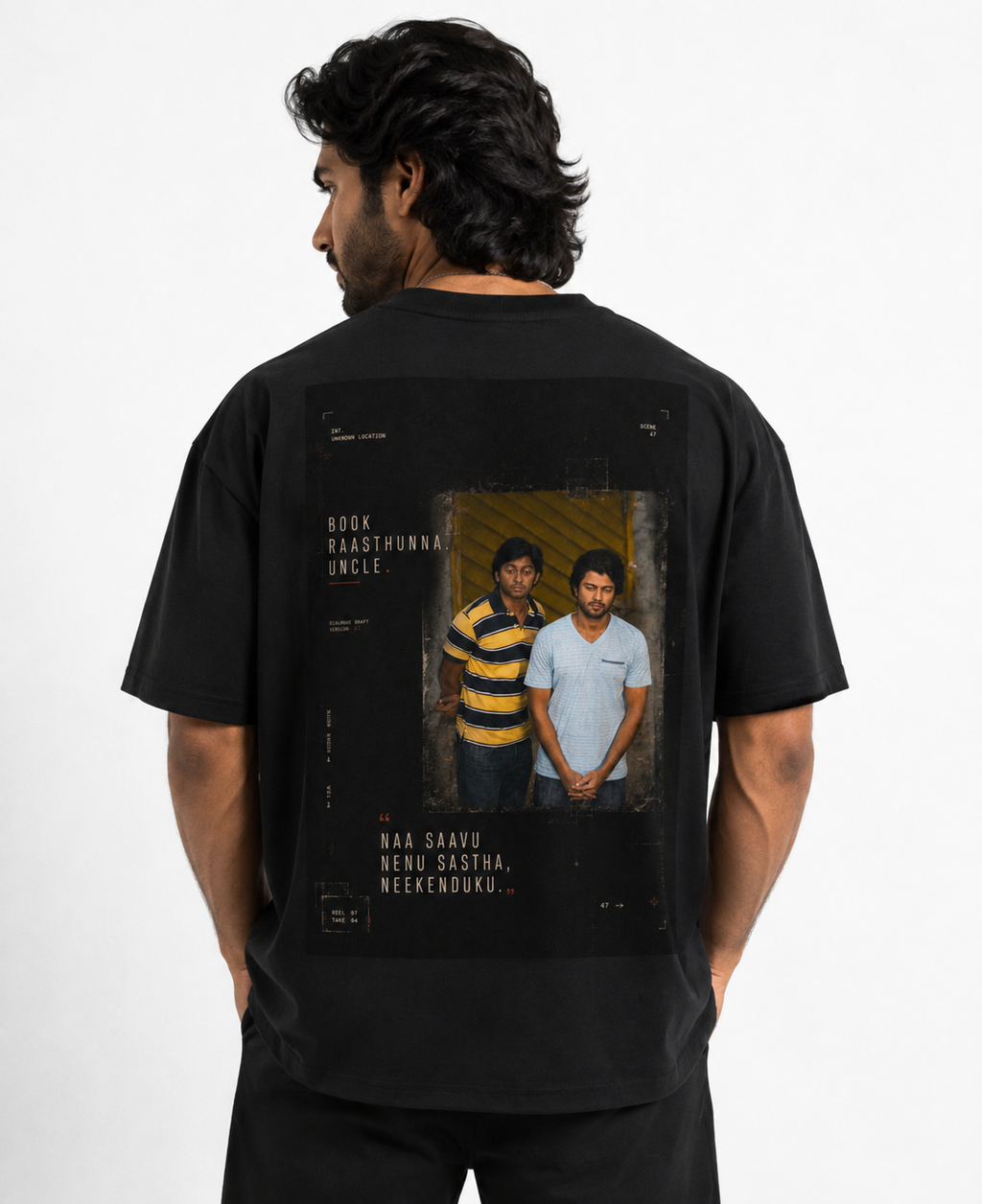 BOOK RAASTHUNNA UNCLE. — Oversized Tee