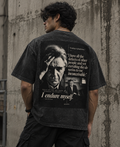 THE CIORAN STUDY TEE-Acidwash Oversized T-shirt