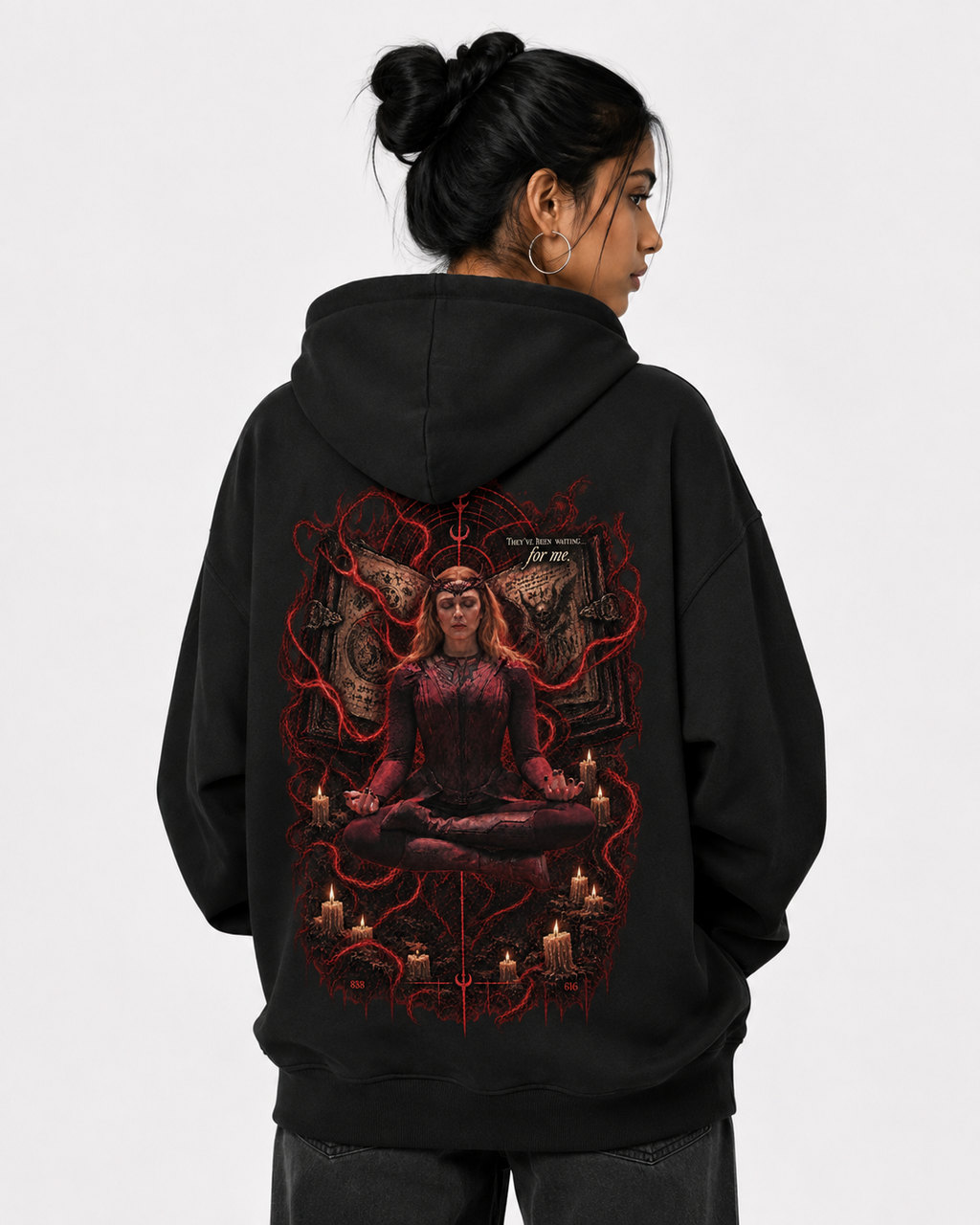 THEY’VE BEEN WAITING — Scarlet Witch Zip Hoodie