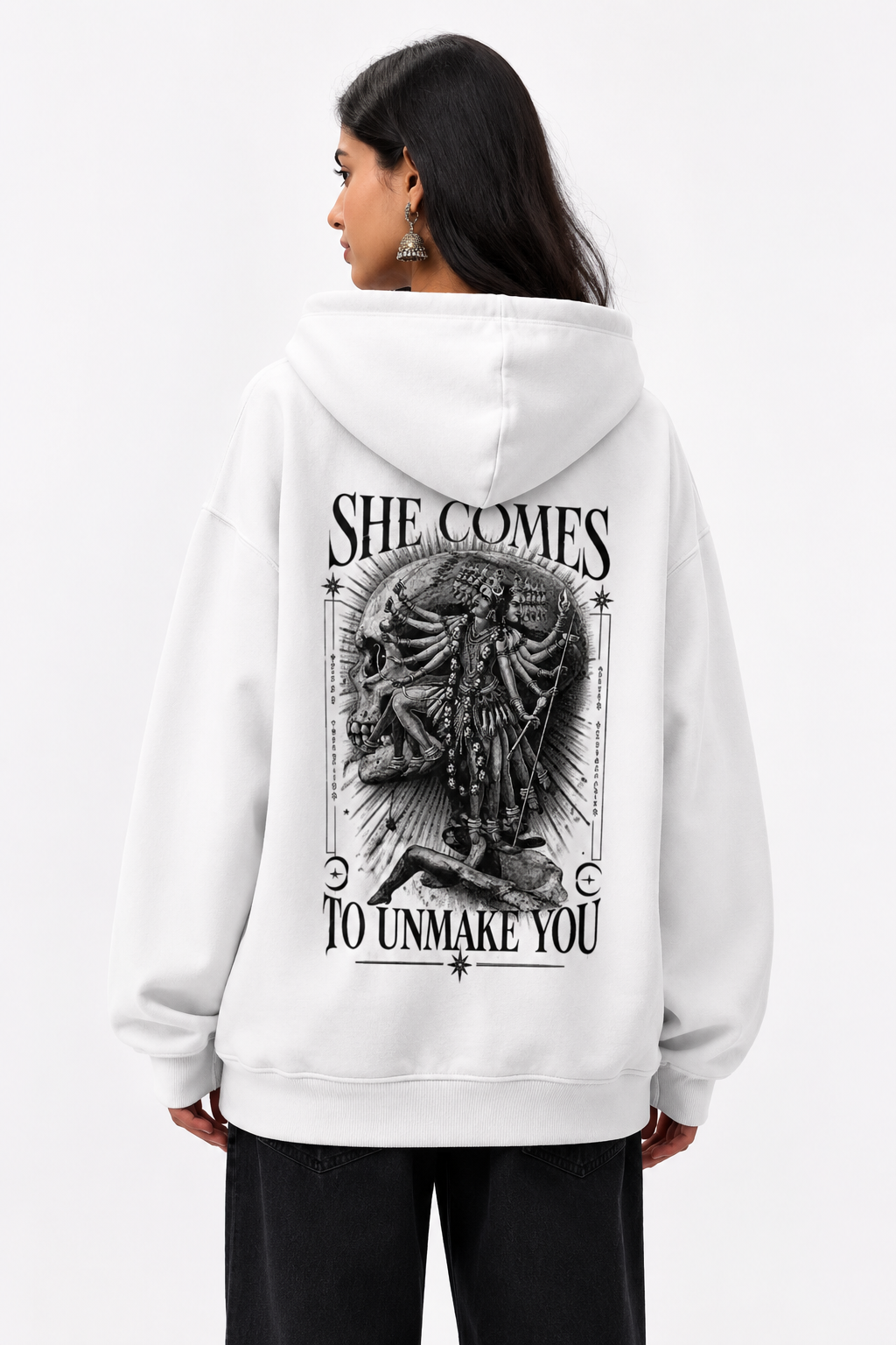 SHE COMES TO UNMAKE YOU 2.0-Unisex Oversized Hoodie