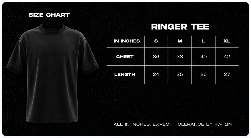 aura999+ Signature Ringer Tee — Mousse & Cream