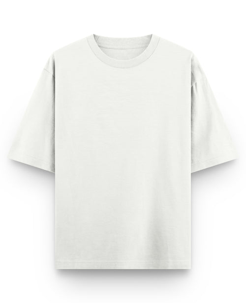 Off White Oversized T-shirt Front Design