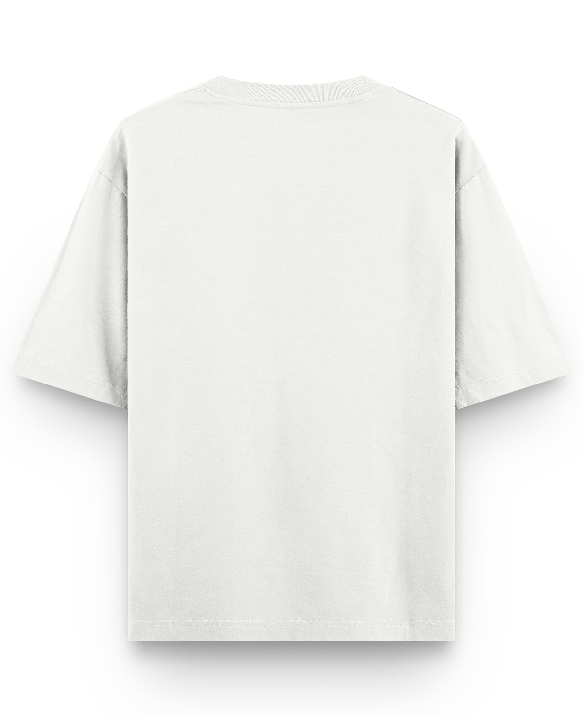 Off White Oversized T-shirt Back Design