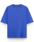 Royal Blue Oversized T-Shirt Front Design