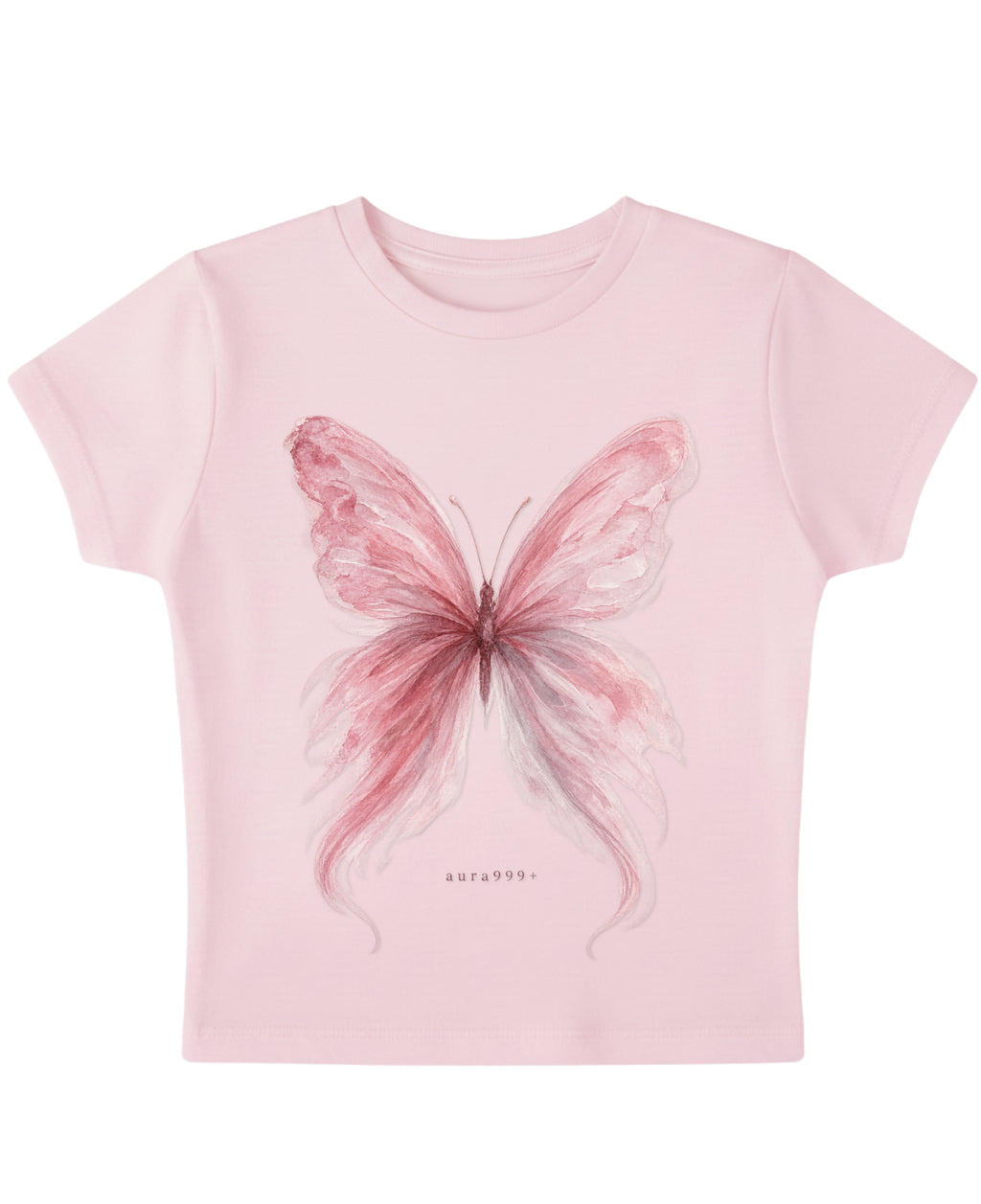 Baby Pink Baby Tee Front Design