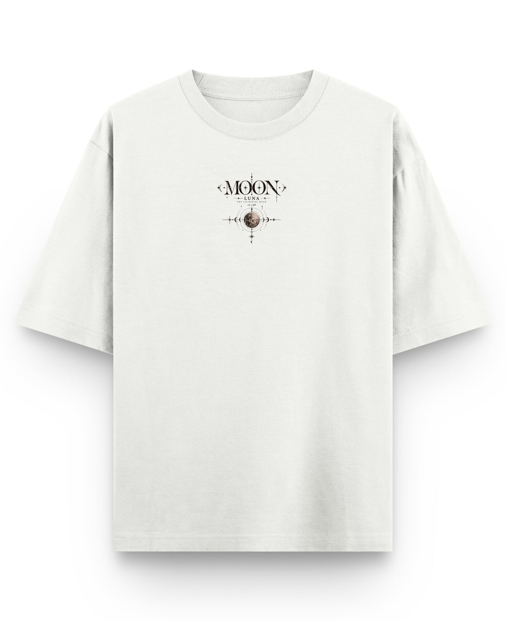 Off White Oversized T-shirt Front Design