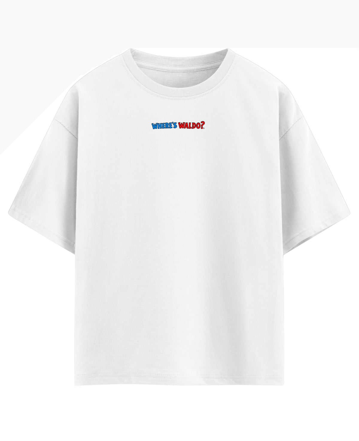 White Oversized T-shirt Front Design