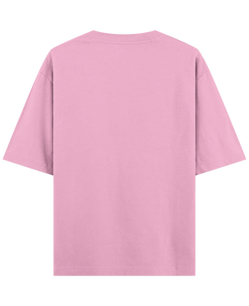 Baby Pink Oversized T-Shirt Back Design