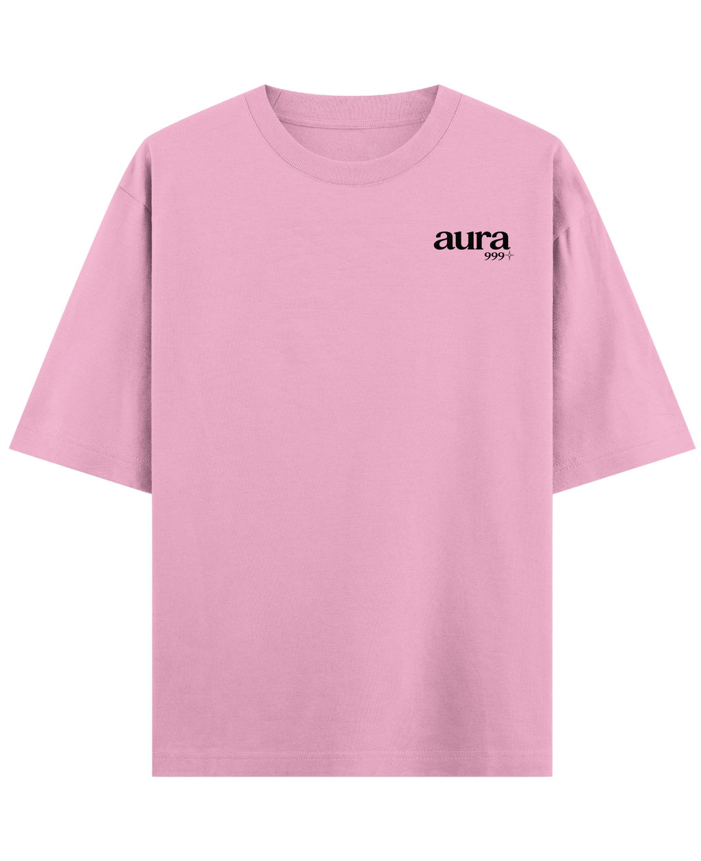 Baby Pink Oversized T-Shirt Front Design